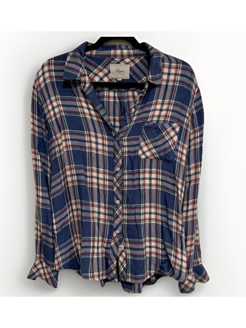 Rails Medium Shirt Relaxed Fit Lightweight Flannel Button Down Grunge Casual Top